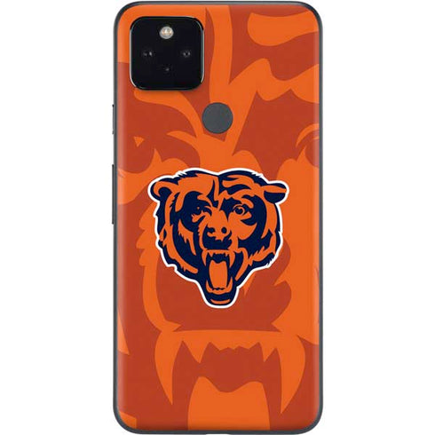 NFL Chicago Bears Double Vision Google Pixel 5a Skin